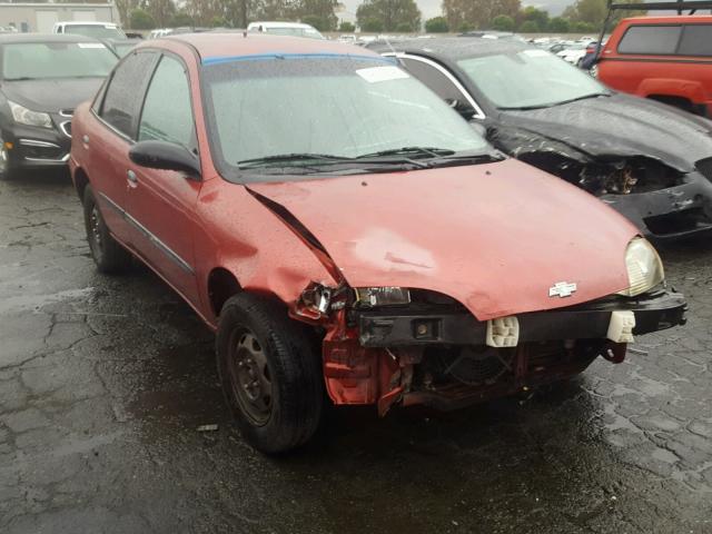 2C1MR522816716041 - 2001 CHEVROLET METRO LSI RED photo 1