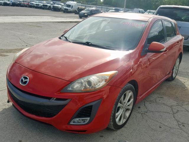 JM1BL1H59A1131347 - 2010 MAZDA 3 S RED photo 2