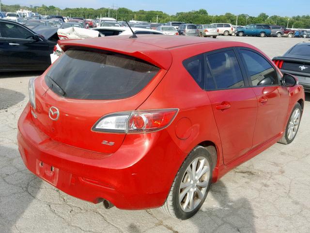 JM1BL1H59A1131347 - 2010 MAZDA 3 S RED photo 4