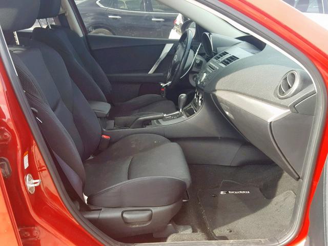 JM1BL1H59A1131347 - 2010 MAZDA 3 S RED photo 5