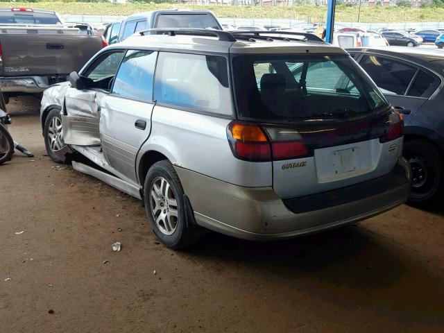 4S3BH665837641660 - 2003 SUBARU LEGACY OUT SILVER photo 3