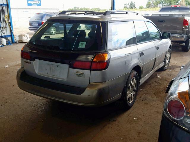 4S3BH665837641660 - 2003 SUBARU LEGACY OUT SILVER photo 4