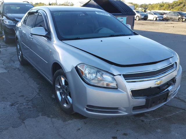 1G1ZH57B28F259353 - 2008 CHEVROLET MALIBU 1LT SILVER photo 1