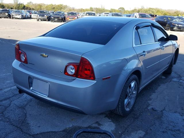 1G1ZH57B28F259353 - 2008 CHEVROLET MALIBU 1LT SILVER photo 4