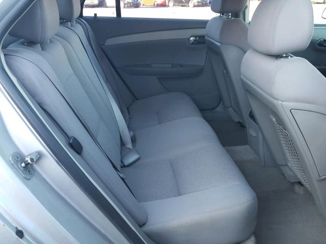 1G1ZH57B28F259353 - 2008 CHEVROLET MALIBU 1LT SILVER photo 6
