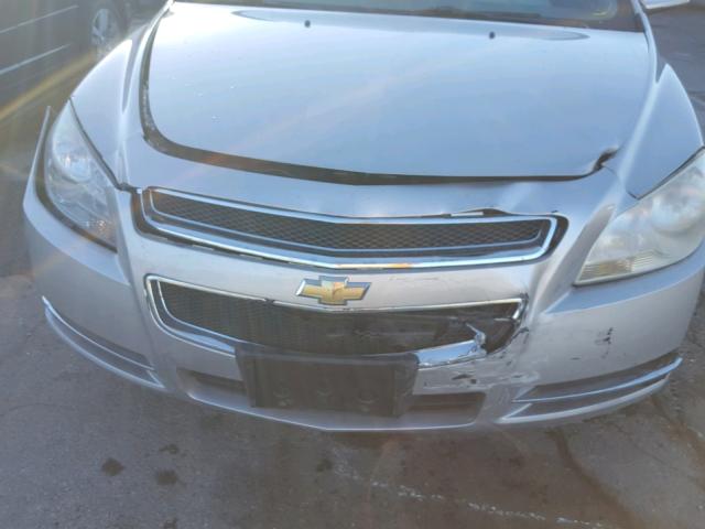 1G1ZH57B28F259353 - 2008 CHEVROLET MALIBU 1LT SILVER photo 9