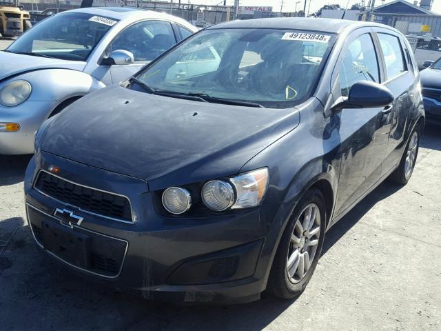 1G1JA6SHXC4190886 - 2012 CHEVROLET SONIC LS CHARCOAL photo 2