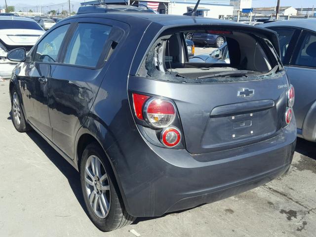 1G1JA6SHXC4190886 - 2012 CHEVROLET SONIC LS CHARCOAL photo 3