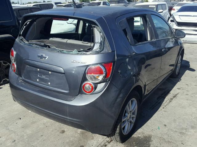1G1JA6SHXC4190886 - 2012 CHEVROLET SONIC LS CHARCOAL photo 4