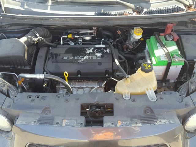 1G1JA6SHXC4190886 - 2012 CHEVROLET SONIC LS CHARCOAL photo 7