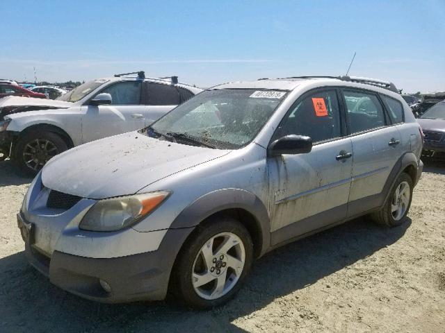 5Y2SM62893Z409309 - 2003 PONTIAC VIBE SILVER photo 2