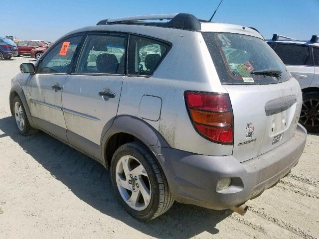 5Y2SM62893Z409309 - 2003 PONTIAC VIBE SILVER photo 3