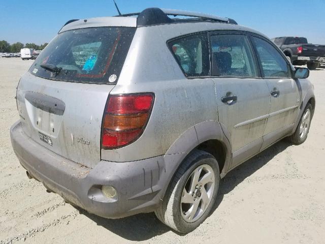 5Y2SM62893Z409309 - 2003 PONTIAC VIBE SILVER photo 4