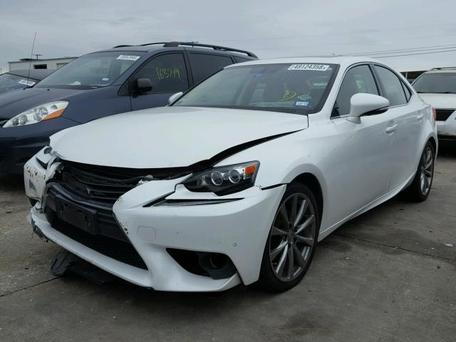 JTHBF1D28F5069912 - 2015 LEXUS IS 250 WHITE photo 2