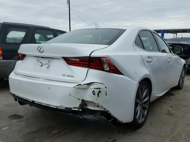 JTHBF1D28F5069912 - 2015 LEXUS IS 250 WHITE photo 4