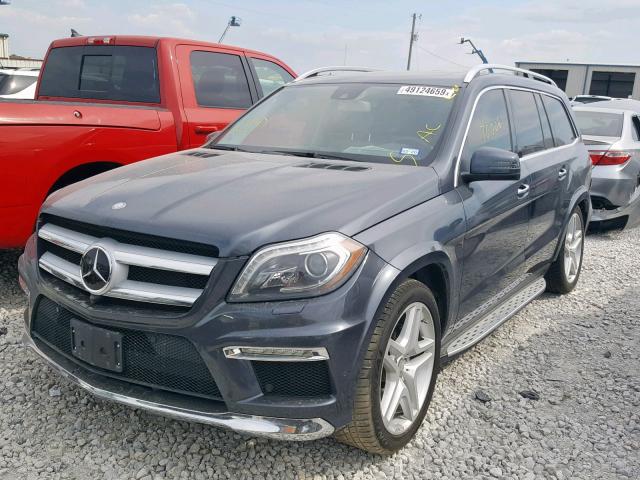 4JGDF7DE5DA236900 - 2013 MERCEDES-BENZ GL 550 4MA BLUE photo 2