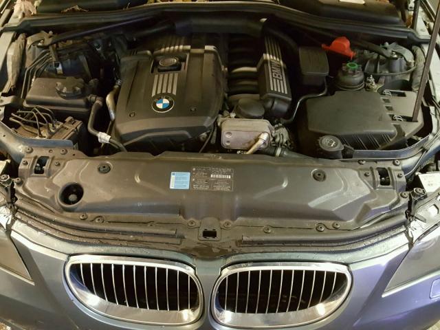 WBANV13589C153979 - 2009 BMW 528 XI BLUE photo 7