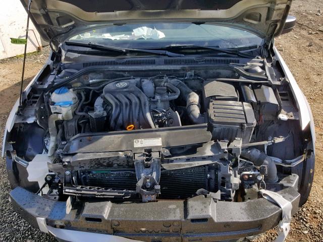 3VW2K7AJ4BM380203 - 2011 VOLKSWAGEN JETTA BASE SILVER photo 7