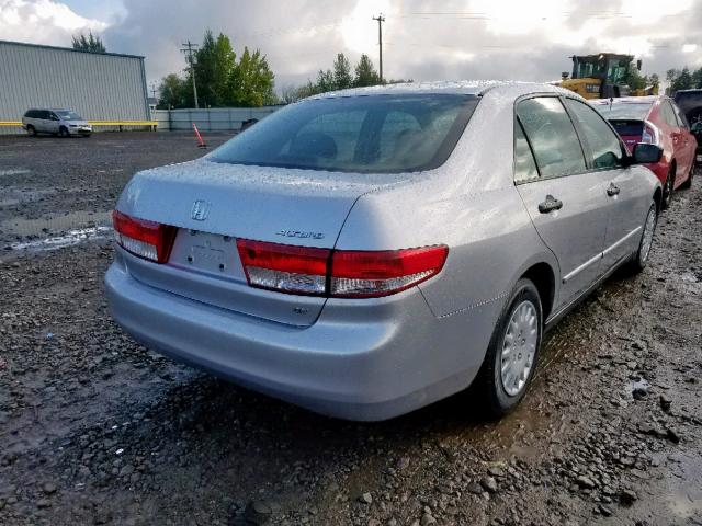 JHMCM55113C074075 - 2003 HONDA ACCORD DX SILVER photo 4