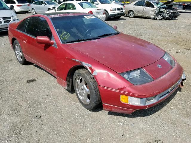 JN1RZ24A1LX017027 - 1990 NISSAN 300ZX BURGUNDY photo 1