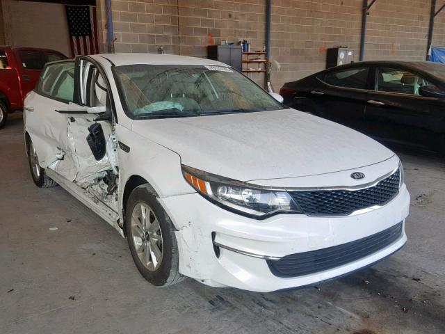 KNAGT4L34G5084689 - 2016 KIA OPTIMA LX WHITE photo 1