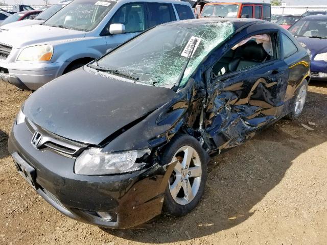 2HGFG12918H571819 - 2008 HONDA CIVIC EXL 黑色 照片 2