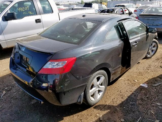 2HGFG12918H571819 - 2008 HONDA CIVIC EXL 黑色 照片 4