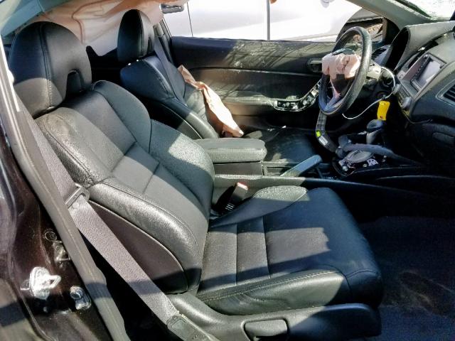 2HGFG12918H571819 - 2008 HONDA CIVIC EXL 黑色 照片 5