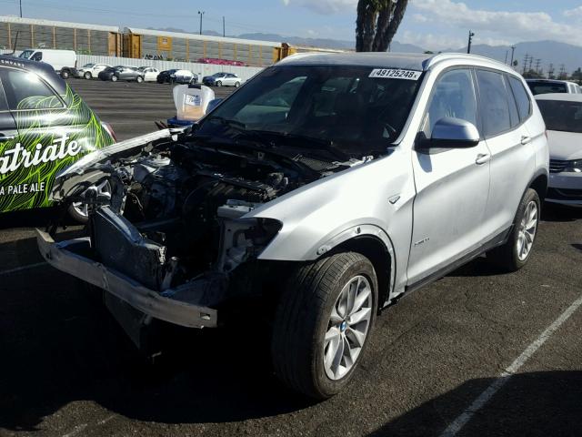 5UXWZ7C53H0T43590 - 2017 BMW X3 SDRIVE2 SILVER photo 2