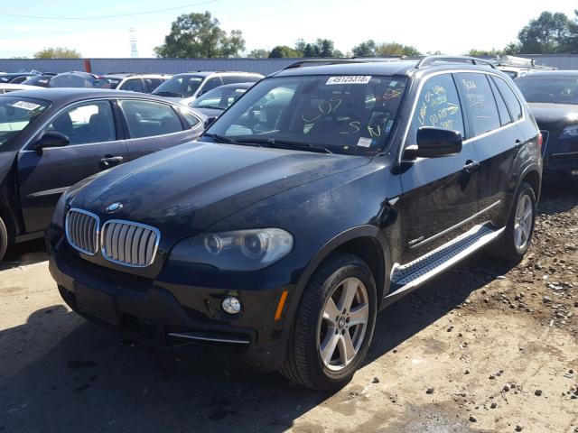 5UXFE83539L169134 - 2009 BMW X5 XDRIVE4 BLACK photo 2