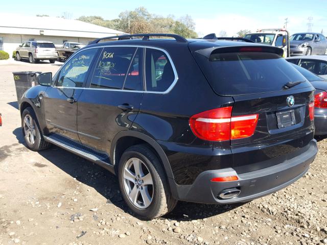 5UXFE83539L169134 - 2009 BMW X5 XDRIVE4 BLACK photo 3
