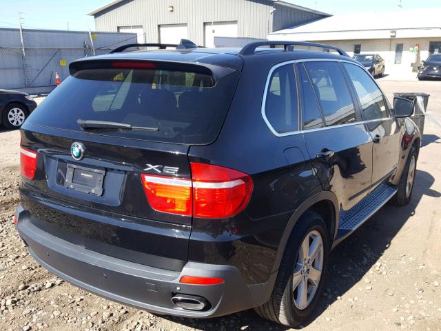 5UXFE83539L169134 - 2009 BMW X5 XDRIVE4 BLACK photo 4