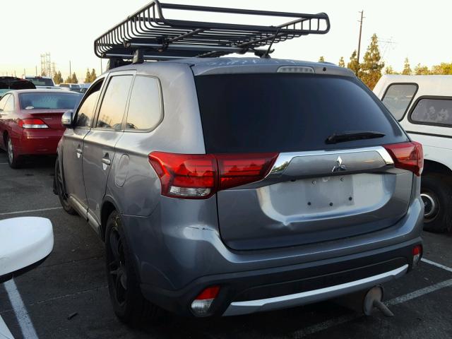 JA4AZ3A30GZ019247 - 2016 MITSUBISHI OUTLANDER GRAY photo 3