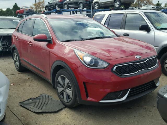 KNDCB3LC8H5058824 - 2017 KIA NIRO FE RED photo 1