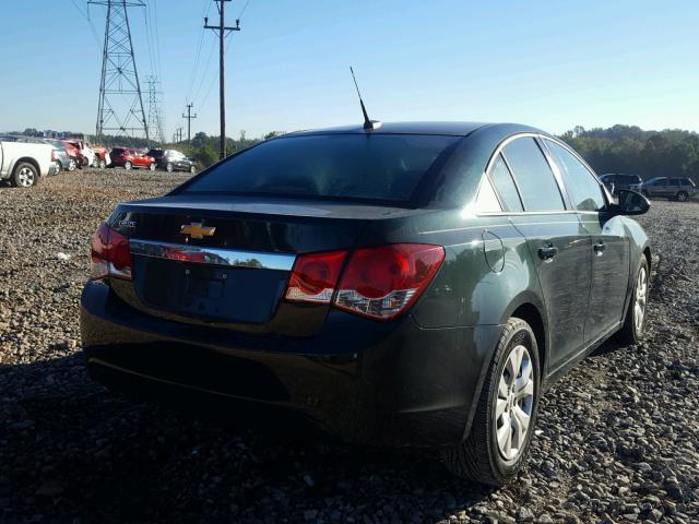 1G1PA5SH5E7124459 - 2014 CHEVROLET CRUZE LS GREEN photo 4