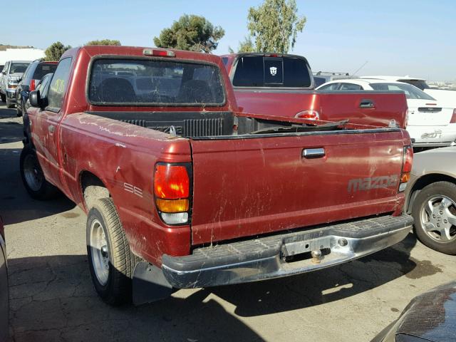 4F4CR12A4VTM29637 - 1997 MAZDA B2300 RED photo 3