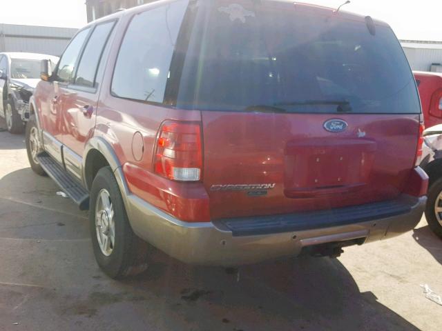 1FMPU18L63LA53372 - 2003 FORD EXPEDITION RED photo 3