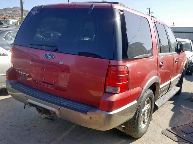 1FMPU18L63LA53372 - 2003 FORD EXPEDITION RED photo 4