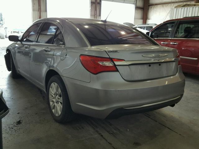 1C3CCBAB5EN237002 - 2014 CHRYSLER 200 LX GRAY photo 3