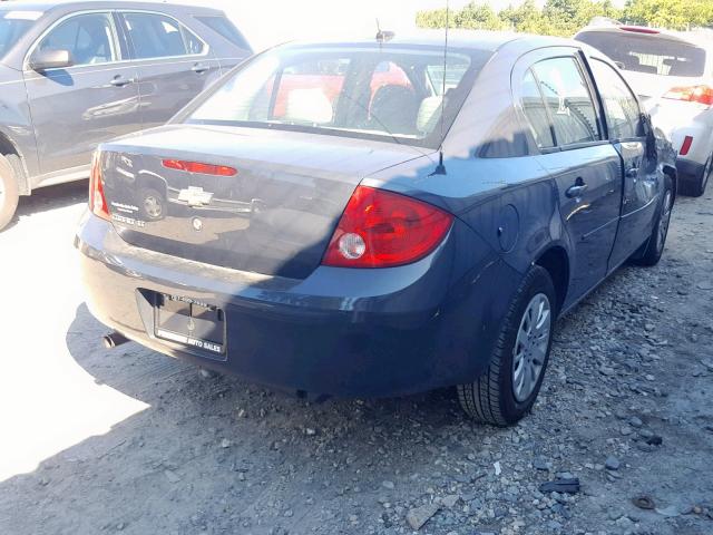 1G1AT58H997220074 - 2009 CHEVROLET COBALT LT GRAY photo 4