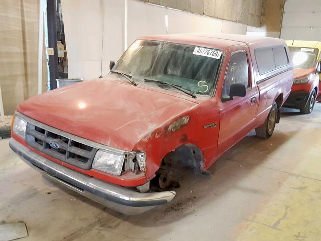 1FTCR10A6RPB00268 - 1994 FORD RANGER RED photo 2