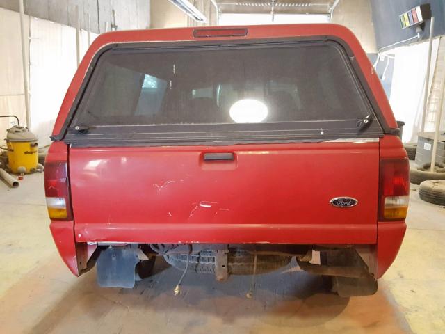 1FTCR10A6RPB00268 - 1994 FORD RANGER RED photo 6