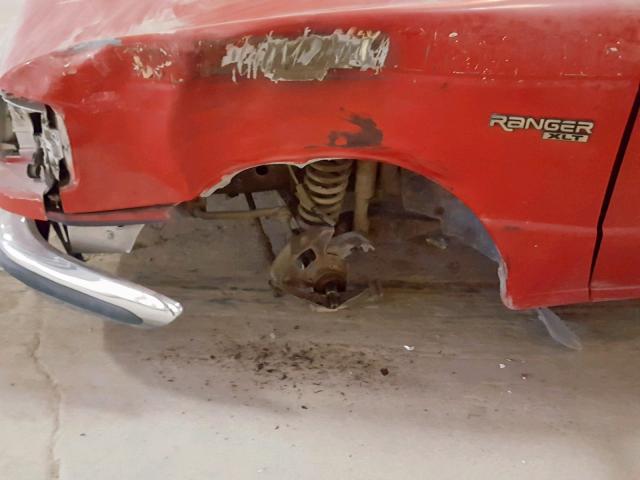 1FTCR10A6RPB00268 - 1994 FORD RANGER RED photo 9