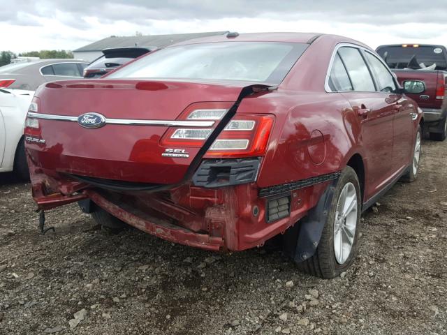 1FAHP2E81DG159265 - 2013 FORD TAURUS SEL RED photo 3