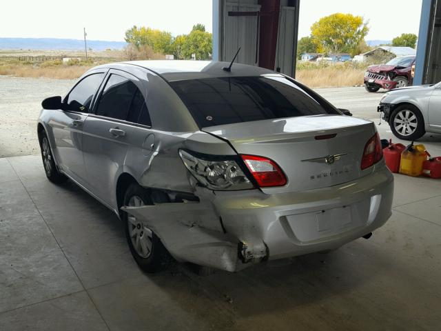 1C3CC4FB3AN229768 - 2010 CHRYSLER SEBRING TO SILVER photo 3