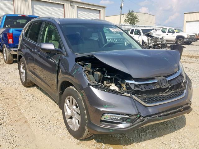 2HKRM3H72FH501370 - 2015 HONDA CR-V EXL GRAY photo 1