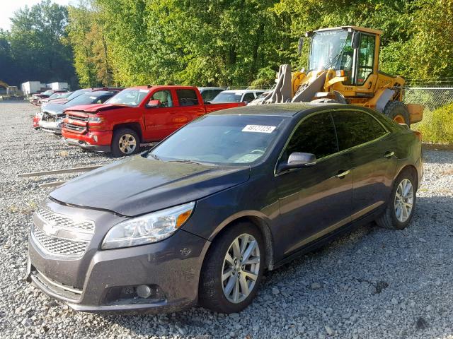 1G11H5SA6DF330446 - 2013 CHEVROLET MALIBU LTZ შავი ფოტო 2