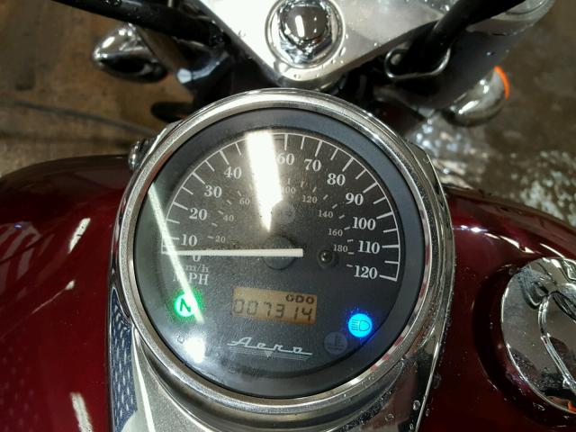 JH2RC50066K210876 - 2006 HONDA VT750 C RED photo 8