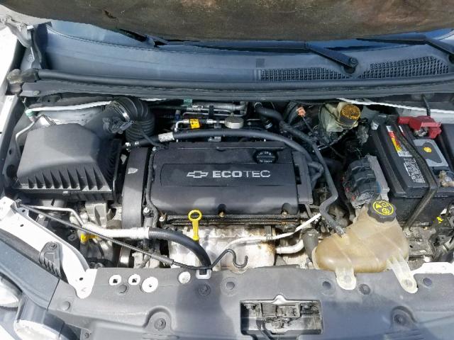 1G1JA6SH2D4150416 - 2013 CHEVROLET SONIC LS WHITE photo 7