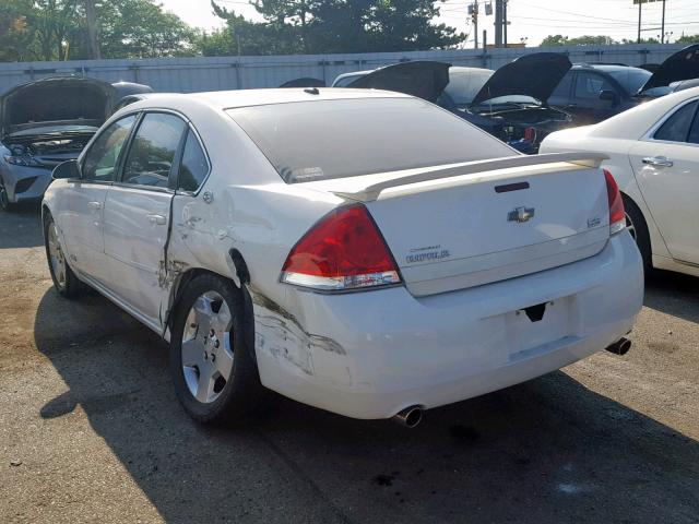 2G1WD58C869122039 - 2006 CHEVROLET IMPALA SUP WHITE photo 3